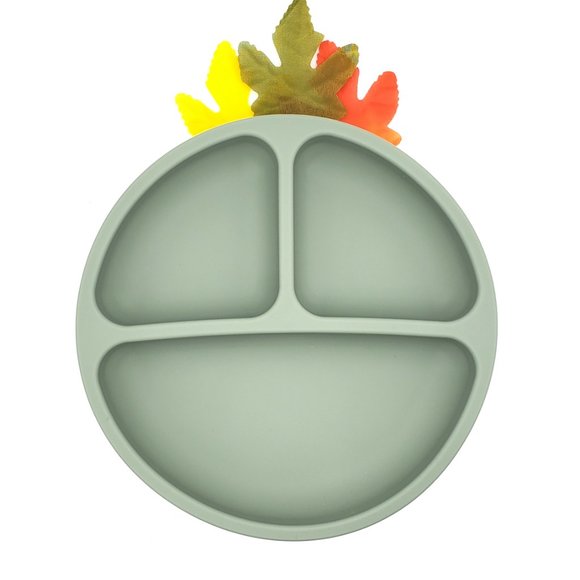 Toddler Dinnerware set / NEW PLATE/ Green - Picture 2 of 5